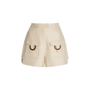 Alexis 'Fio' Cream Viscose Woven Shorts Size M